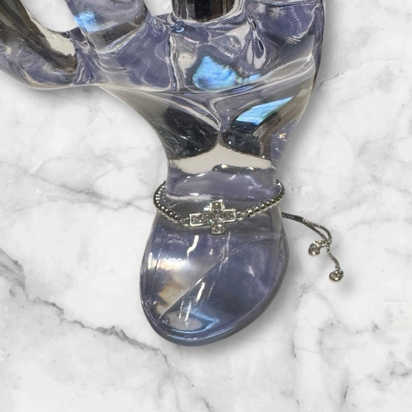 FREE 🆕Piatella Sparkling Cross Charm Bracelet - Picture 5 of 11